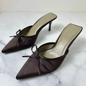 Satin Pointed Toe Pumps - V.I.P Digital Presence