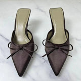 Satin Pointed Toe Pumps - V.I.P Digital Presence