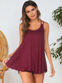 Scoop Neck Top and Shorts Lounge Set - V.I.P Digital Presence