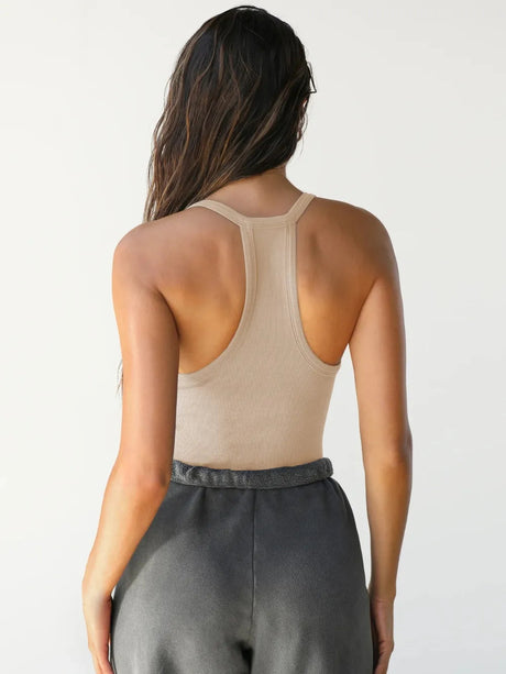 Scoop Neck Wide Strap Tank - V.I.P Digital Presence