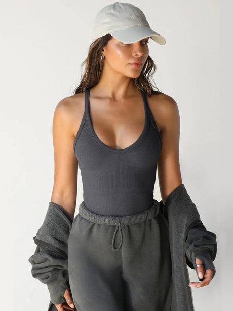 Scoop Neck Wide Strap Tank - V.I.P Digital Presence