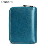 Sendefn  Small Wallet Casual Women's Purses Split Leather Quality Short Money Bag - V.I.P Digital Presence