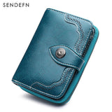 Sendefn  Small Wallet Casual Women's Purses Split Leather Quality Short Money Bag - V.I.P Digital Presence