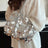 Sequin Braided Strap Shoulder Bag - V.I.P Digital Presence