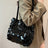 Sequin Braided Strap Shoulder Bag - V.I.P Digital Presence