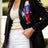 Sequin Nutcracker Long Sleeve Blazer - V.I.P Digital Presence
