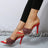 Sequin Point Toe Mid Heel Sandals - V.I.P Digital Presence