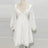 Sexy deep V-neck bubble sleeve solid color short skirt with hollowed out backless design dress for women - V.I.P Digital Presence