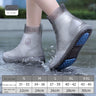 Shoe covers for men's and women's rain shoes, waterproof silicone rain cover shoes, thickened and wear-resistant in rainy days - V.I.P Digital Presence