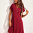 Short sleeved V-neck home sleepwear dress - V.I.P Digital Presence