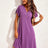 Short sleeved V-neck home sleepwear dress - V.I.P Digital Presence