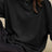 Side Slit Round Neck Long Sleeve Sweatshirt - V.I.P Digital Presence