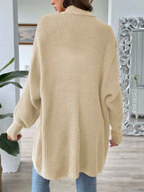 Simple and fashionable loose sweater with pearl nail beads cardigan - V.I.P Digital Presence
