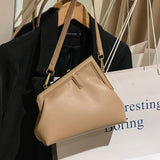 Simple small fragrant cloud bag texture new fashion fashion solid color clip bag shoulder bag crossbody bag - V.I.P Digital Presence