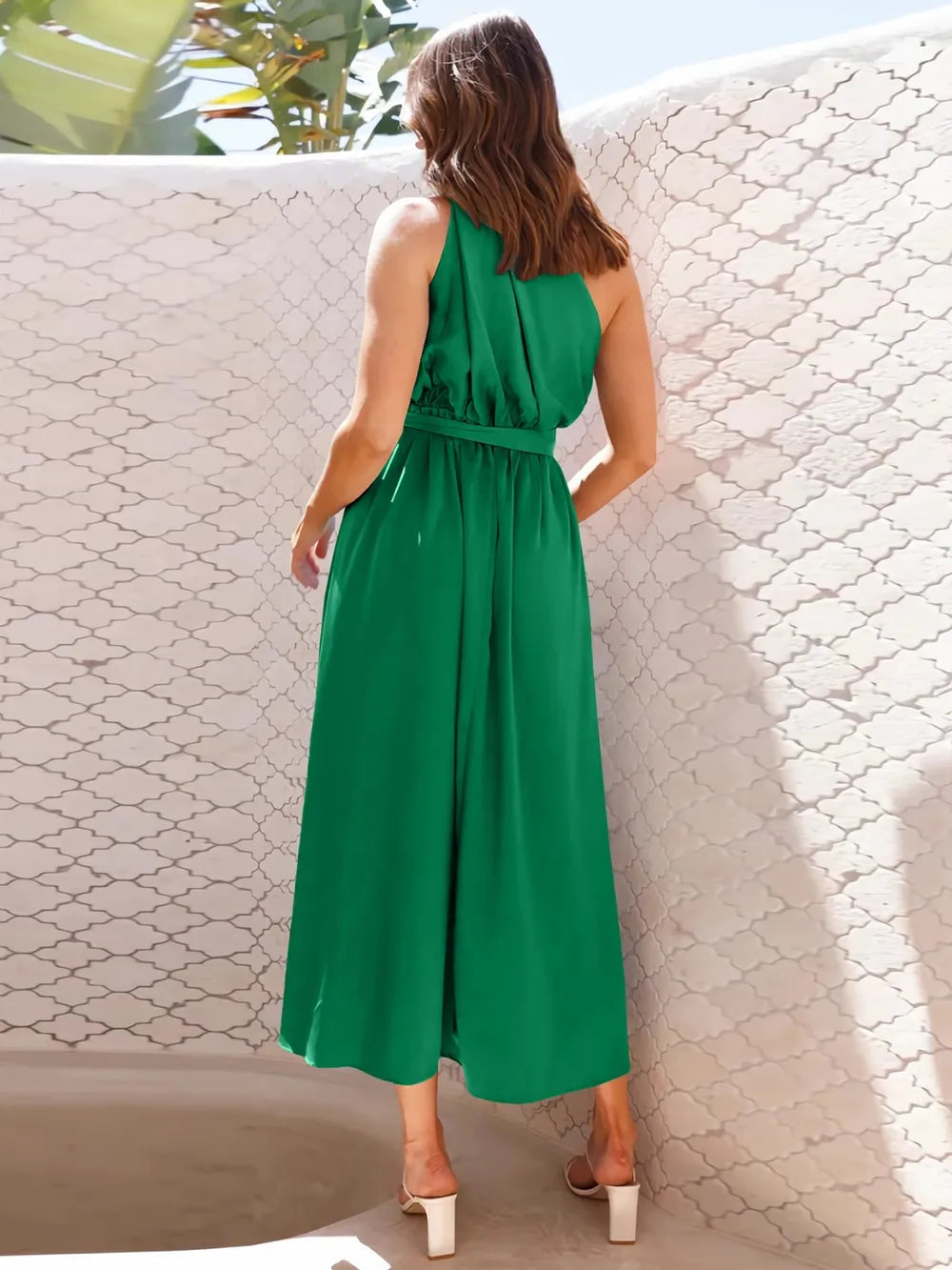 Single Shoulder Midi Dress - V.I.P Digital Presence