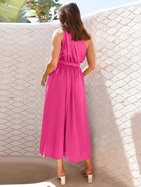 Single Shoulder Midi Dress - V.I.P Digital Presence