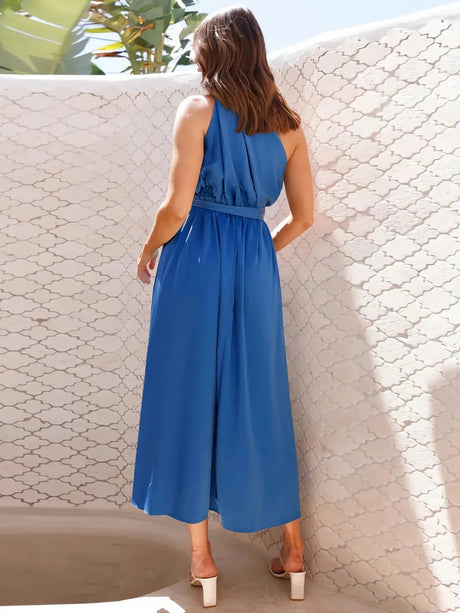 Single Shoulder Midi Dress - V.I.P Digital Presence