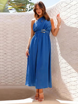 Single Shoulder Midi Dress - V.I.P Digital Presence