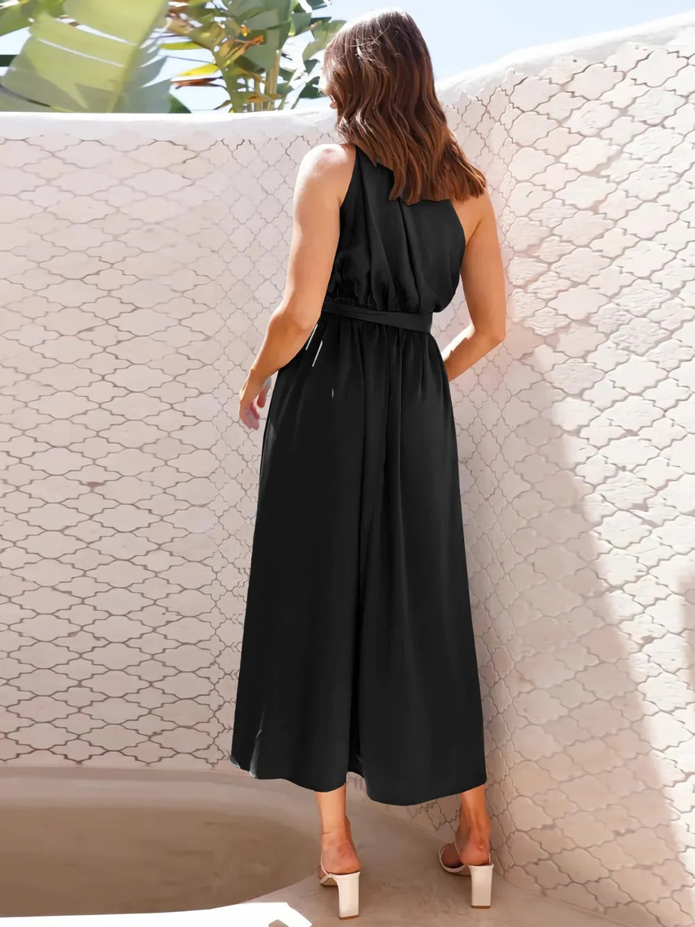 Single Shoulder Midi Dress - V.I.P Digital Presence