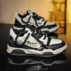 Skateboard Sneakers for Men Design Thick Lace Up Korean Version Platform Men Shoes Vulcanized Shoes Comfort Men's Walking Shoe - V.I.P Digital Presence