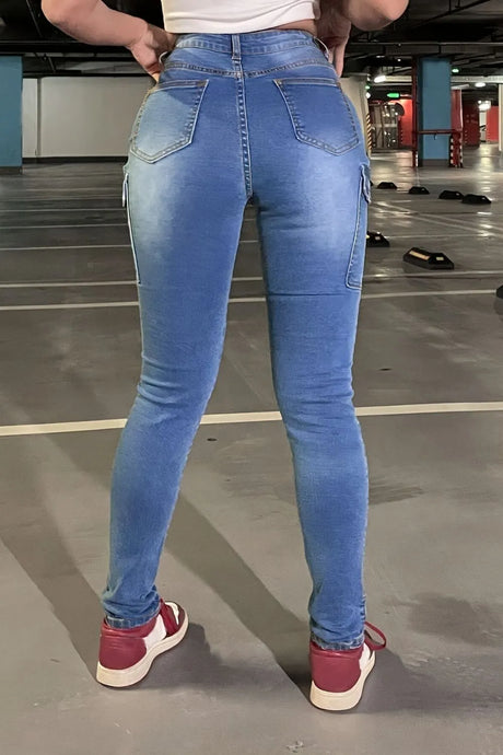 Skinny Jeans with Pockets - V.I.P Digital Presence