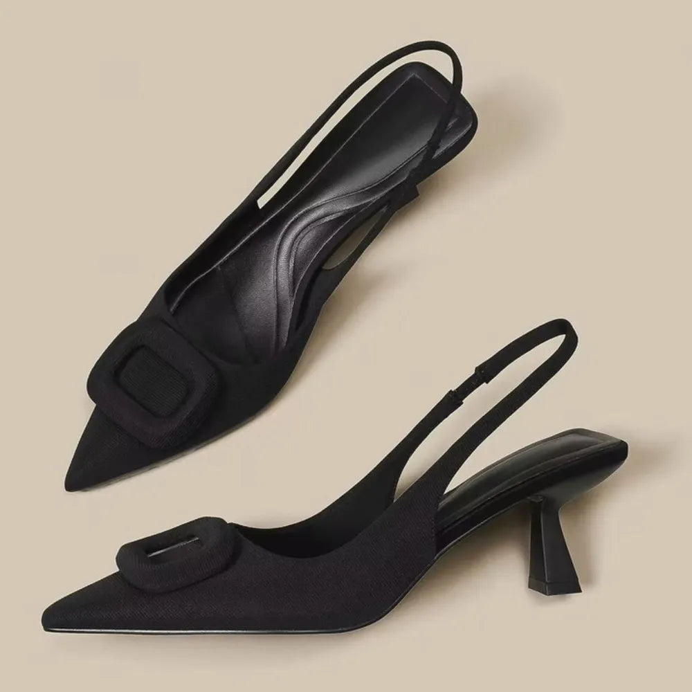 Slingback Pointed Toe Pumps - V.I.P Digital Presence