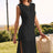 Slit Round Neck Sleeveless Sweater Dress - V.I.P Digital Presence