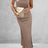 Slit Tube Midi Dress - V.I.P Digital Presence