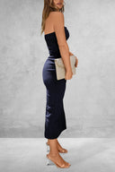 Slit Tube Midi Dress - V.I.P Digital Presence