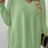 Slit V-Neck Dropped Shoulder Sweater - V.I.P Digital Presence