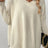 Slit V-Neck Dropped Shoulder Sweater - V.I.P Digital Presence