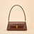 Small French baguette bag women's genuine leather net celebrity underarm bag summer French shoulder bag genuine leather women's bag - V.I.P Digital Presence