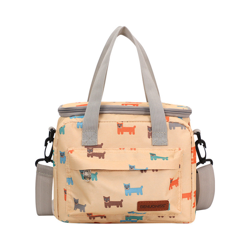 Small fresh fashion cute hand-held lunch box bag for women - V.I.P Digital Presence