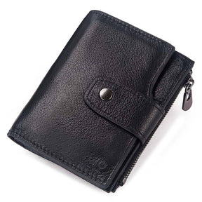 Smart Anti-Lost Wallet Men's Leather Wallet RFID Anti-theft Brush Coin Purse Bluetooth Link Multifunctional - V.I.P Digital Presence