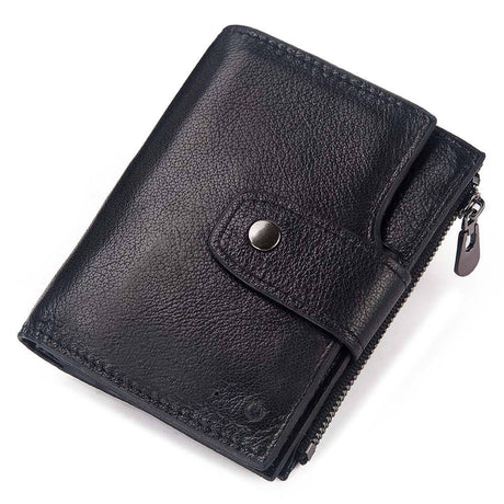 Smart Anti-Lost Wallet Men's Leather Wallet RFID Anti-theft Brush Coin Purse Bluetooth Link Multifunctional - V.I.P Digital Presence