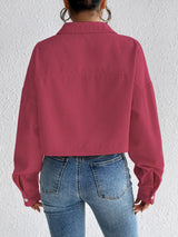 Snap Down Long Sleeve Jacket - V.I.P Digital Presence