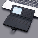 Snap Wallet Men's Long Button Trend Brand Wallet College Student Niche Design Wallet Large Capacity Men's And Women's - V.I.P Digital Presence