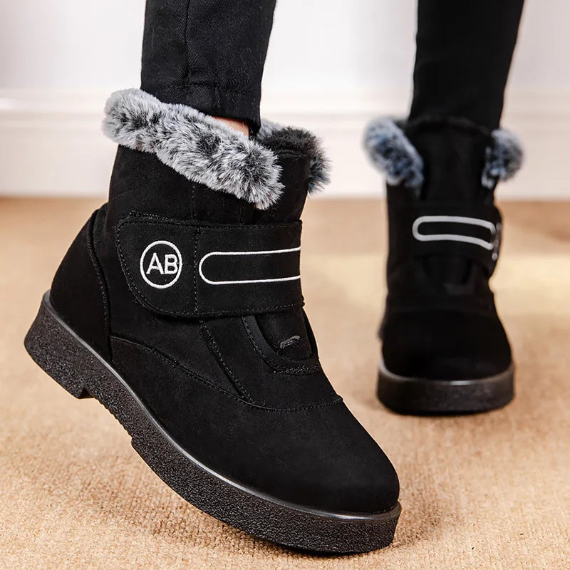 Snow Boots Women Flat Shoes Woman Platform Boots For Women Fashion Keep Warm Shoes For Women New Plush Winter Boots Botas Mujer - V.I.P Digital Presence