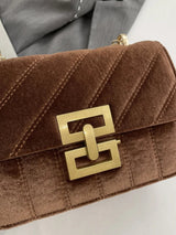 Solid Color Chain Shoulder Bag - V.I.P Digital Presence