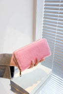 Solid Color Fluff Rectangle Wallet - V.I.P Digital Presence