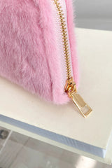Solid Color Fluff Rectangle Wallet - V.I.P Digital Presence
