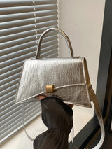Solid Color PU Leather Handbag - V.I.P Digital Presence