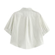 Solid color short shirt wide swing MIDI skirt - V.I.P Digital Presence
