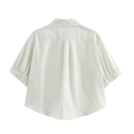 Solid color short shirt wide swing MIDI skirt - V.I.P Digital Presence