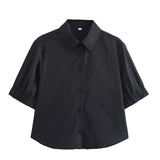 Solid color short shirt wide swing MIDI skirt - V.I.P Digital Presence
