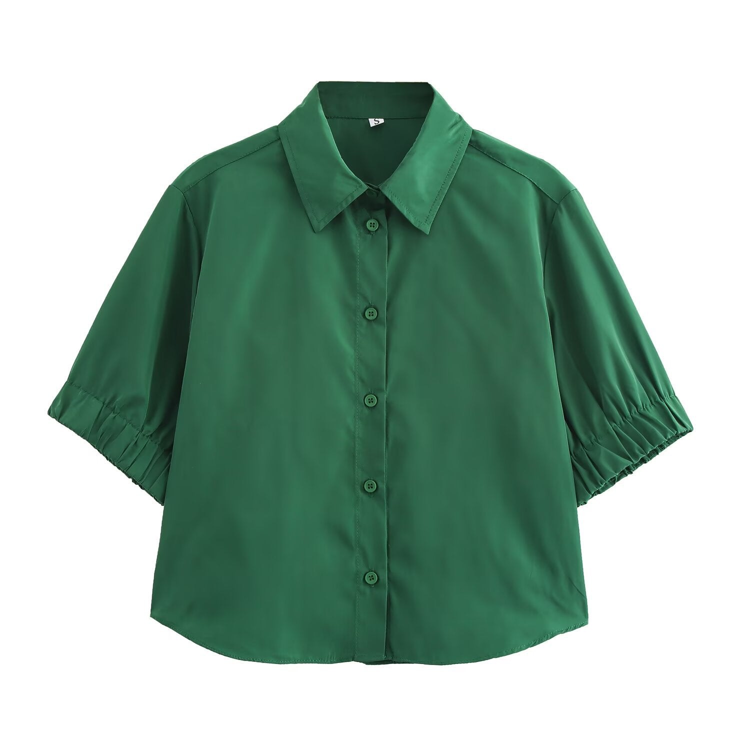 Solid color short shirt wide swing MIDI skirt - V.I.P Digital Presence