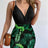 Spaghetti Strap Top and Printed Mini Skirt Set - V.I.P Digital Presence