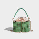 Sparkling Water Diamond Rope Vegetable Basket Bird Cage Banquet Water Bucket Hand Carrying Crossbody Bag - V.I.P Digital Presence