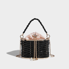 Sparkling Water Diamond Rope Vegetable Basket Bird Cage Banquet Water Bucket Hand Carrying Crossbody Bag - V.I.P Digital Presence