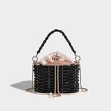 Sparkling Water Diamond Rope Vegetable Basket Bird Cage Banquet Water Bucket Hand Carrying Crossbody Bag - V.I.P Digital Presence